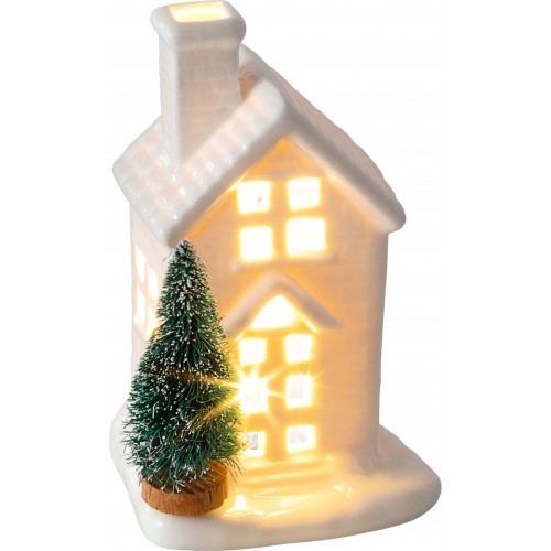 RETLUX RXL 391 Porcelanowy domek z choinką LED 50004967 RETLUX RXL 391 Porcelanowy domek z choinką LED 50004967