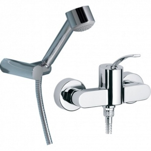 Roca Moai jednouchwytowa bateria natryskowa ścienna z wężem i słuchawką A5A2046C00