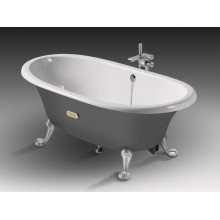 Roca Newcast Classic wanna żeliwna 170 x 85 cm szara zew. A233650000