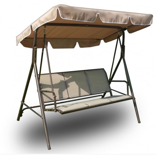 Huśtawka ogrodowa COMFORT 170 x 110 x 153 cm, beżowa 117/4
