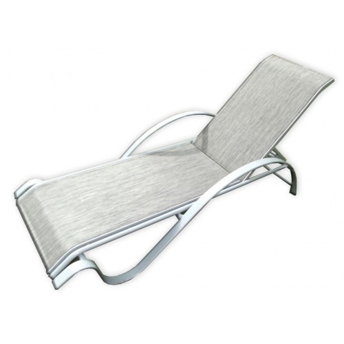 ZWC-78 Leżak ogrodowy 65,5 x 194 x 81/54 cm, szary 17/40003 ZWC-78 Leżak ogrodowy 65,5 x 194 x 81/54 cm, szary 17/40003