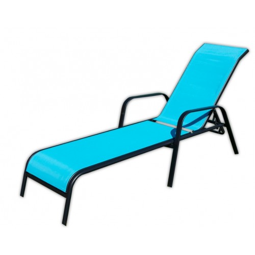 ZWC-52 leżak plażowy , jasnoniebieski 17/40012