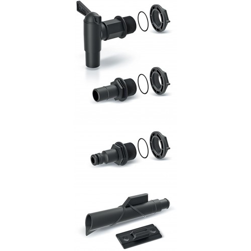 Prosperplast ICANSET 4 Zestaw odprowadzania wody ze zbiornika (5szt.) ICANS4