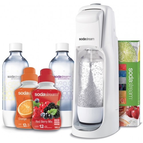 SODASTREAM Urządzenie do wody gazowanej Jet White LE + 2w1  42001279