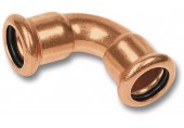 SANHA CU miedziana kształtka prasowana kolanko 6002A, 42/90°, 600242