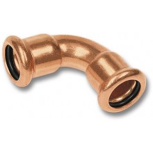 SANHA CU miedziana kształtka prasowana kolanko 6002A, 42/90°, 600242