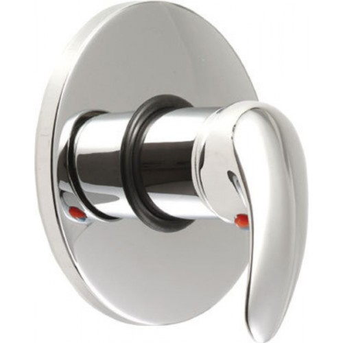 AQUALINE KASIOPEA Podtynkowa bateria natryskowa, 1 wyjście, chrom 1107-41