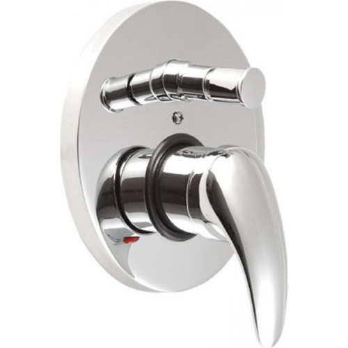 AQUALINE KASIOPEA Podtynkowa bateria natryskowo - wannowa, 2 wyjścia, chrom 1107-42 AQUALINE KASIOPEA Podtynkowa bateria natryskowo - wannowa, 2 wyjścia, chrom 1107-42