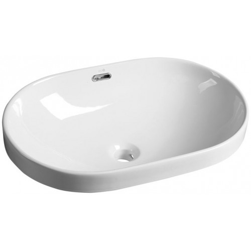 SAPHO LIMA umywalka ceramiczna wpuszczana w blat 59,5x39,5cm BH7022