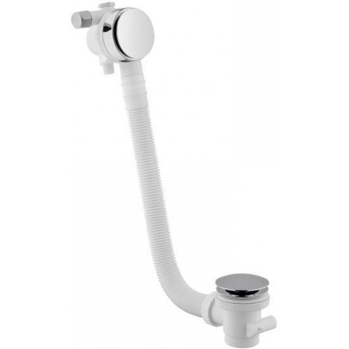 SAPHO SENATOR Automatyczny wannowy zestaw z napełnianiem przelewem 900mm, chrom VR269051