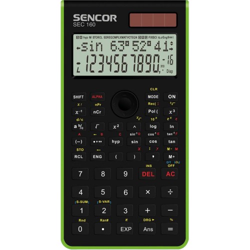 SENCOR Kalkulator SEC 160 GN, , szkolny, 12 cyfr 45009521 SENCOR Kalkulator SEC 160 GN, , szkolny, 12 cyfr 45009521