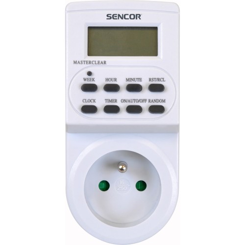 SENCOR SST 13D Cyfrowy czasowy włącznik i wyłącznik 50001012 SENCOR SST 13D Cyfrowy czasowy włącznik i wyłącznik 50001012