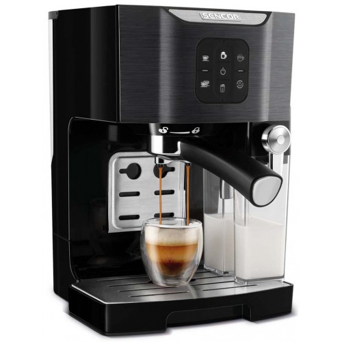 PRZECENA!!!!SENCOR SES 4040BK Ekspres do kawy/Cappuccino 41008783, PO SERWISIE, SPRAWNY!!!