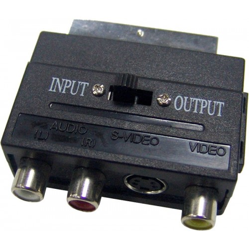 SENCOR Złącze SAV 151-000 SCART-3RCA + SVID INOUT