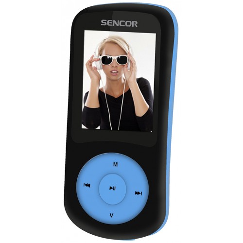 SENCOR Odtwarzacz MP3 WMA MP4 radio FM 8GB LCD 1.8