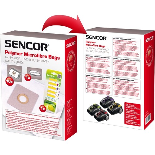 SENCOR SVC 8 Worki z mikrofibry 2 l (10szt) + zapach (5szt) 41000686