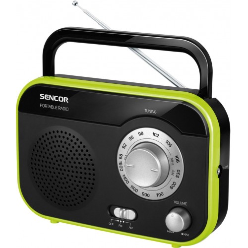 SENCOR radio SRD 210 BGN, czarny/zielony 35043172 SENCOR radio SRD 210 BGN, czarny/zielony 35043172