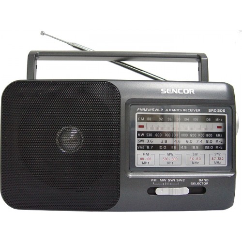 SENCOR SRD 206 Przenośne radio 35022600 SENCOR SRD 206 Przenośne radio 35022600