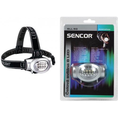 SENCOR SLL 50 Latarka czołowa 8 LED 3xAAA 35032999