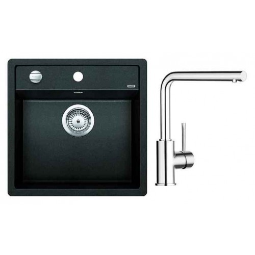 BLANCO SET DALAGO 5 antracyt + bateria kuchenna MILA