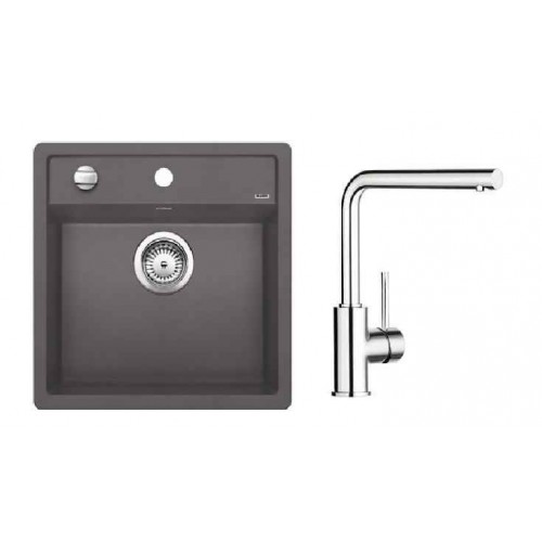 BLANCO SET DALAGO 5 kawowy + bateria kuchenna MILA