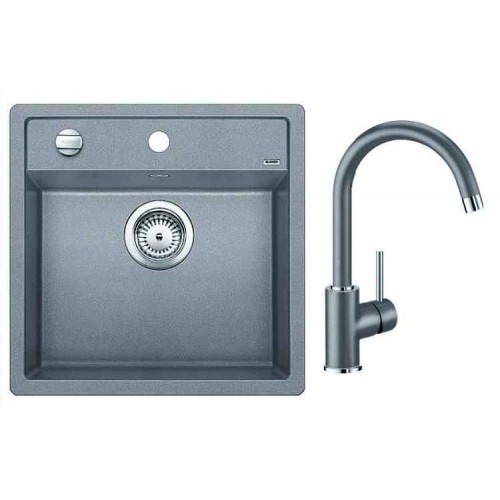 BLANCO SET DALAGO 5 + bateria kuchenna MIDA, alumetalik BLANCO SET DALAGO 5 + bateria kuchenna MIDA, alumetalik