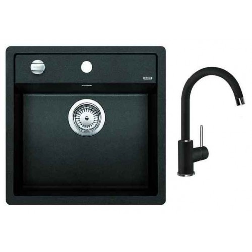 BLANCO SET DALAGO 5 + bateria kuchenna MIDA, antracyt