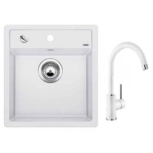 BLANCO SET DALAGO 5 + bateria kuchenna MIDA, biały