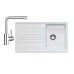 BLANCO SET ZIA 45 SL biały + bateria kuchenna MILA