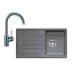 BLANCO SET ZIA 45 SL + bateria kuchenna MIDA, alumetalik