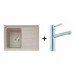 FRANKE SET G14 Zlewozmywak IMG 611 orzechowy + bateria Gaia, 114.0253.385