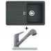 Franke SET G20 Zlewozmywak EFG 614-78 kamienny szary + bateria FC 9547.084, 114.0120.414