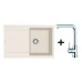 Franke SET G40 Zlewozmywak MRG 611 kremowy + bateria FN 0147, 114.0283.439