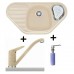 FRANKE SET G47 Zlewozmywak COG 651 E orzechowy + bateria FC 9541.082 + dozownik FD 300, 1