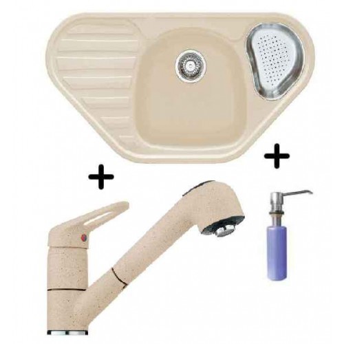 FRANKE SET G48 Zlewozmywak COG 651 E orzechowy + bateria FC 9547.082 + dozownik FD 300, 11