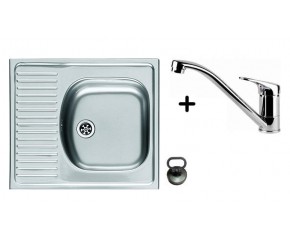 Franke SET N32 Zlewozmywak ETN 611-58 + bateria FB 250, 101.0283.215