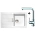 Franke SET T2 Zlewozmywak SID 611-78 biały polarny + bateria FN 0147, 114.0283.119