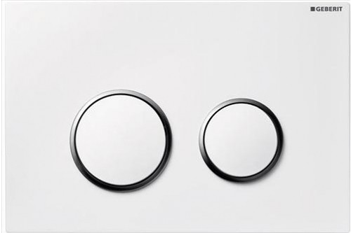 GEBERIT SIGMA 20 Przycisk spłukujący biały/chrom błyszczący/biały UP320 115.778.KJ.1