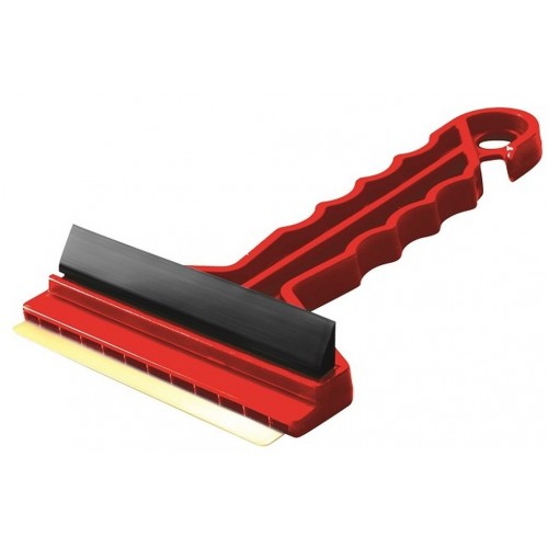 PROSPERPLAST FROST Skrobaczka do szyb, 95x162 mm, czerwona IZS4 PROSPERPLAST FROST Skrobaczka do szyb, 95x162 mm, czerwona IZS4