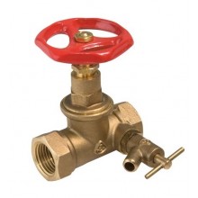 SLOVARM zawór odcinający z odpowietrznikiem, prosty, K-125T, 6/4", 411098