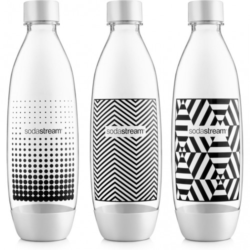 SODASTREAM 3 Butelki 1l TriPack Fuse Black&White 42002133