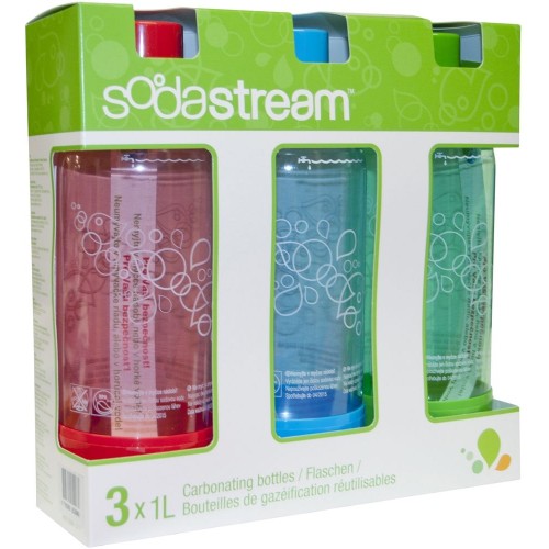 SODASTREAM Zestaw butelek TriPack GREEN/RED/BLUE 40028631