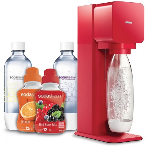SODASTREAM Urządzenie do wody gazowanej PLAY Red LE + 2w1 42001278
