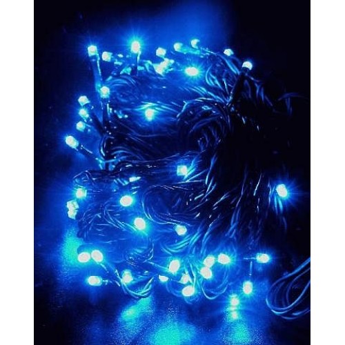 Oświetlenie świąteczne 96 LED lampek - niebieskie - Programowalne VS368