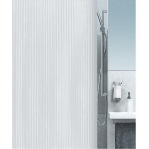 SPIRELLA TWILL Zasłona prysznicowa 180 x 200 cm biała 1005845