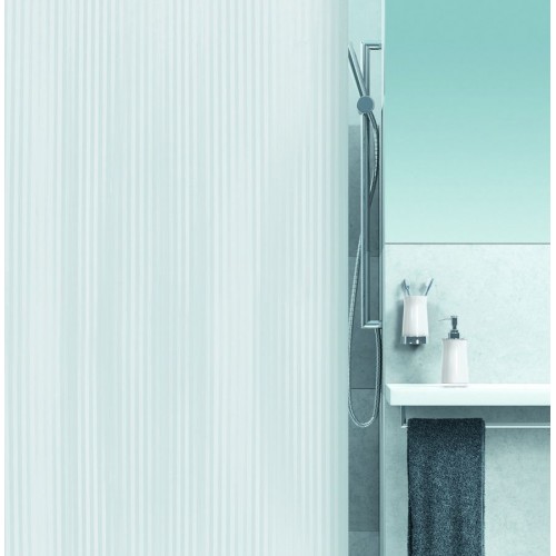 SPIRELLA TWILL Zasłona prysznicowa 180 x 240 cm biała 1005846