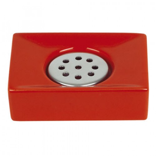 SPIRELLA QUADRO Mydelniczka red 1013647 SPIRELLA QUADRO Mydelniczka red 1013647