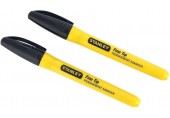 Stanley 0-47-316 Marker czarny, fine tip, 2szt