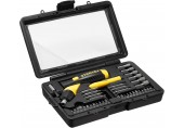 Stanley 0-63-038 Wkrętak pistoletowy z grzechotką z zestawem końcówek, 40 sztuk