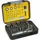Stanley 1-13-906 1/4" Zestaw 40el. końcówki z grzechotką
